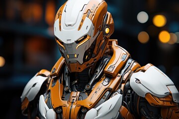 Bot robot glowing eye