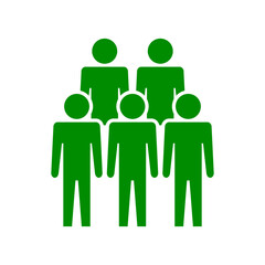 Symbol, ikona ludzi. Plik wektorowy.