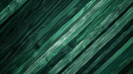 acute diagonal stripes of woods green and emerald green, ideal for an elegant abstract background