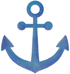 シンプルな碇のイラスト © shiori