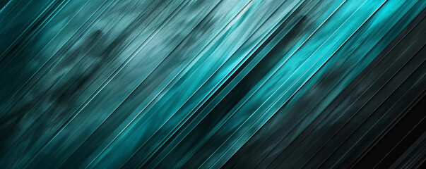 acute diagonal stripes of teal and charcoal gray, ideal for an elegant abstract background