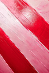 acute diagonal stripes of rose red and pearl white, ideal for an elegant abstract background