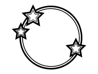 Frame Modern Line Art Illustration
