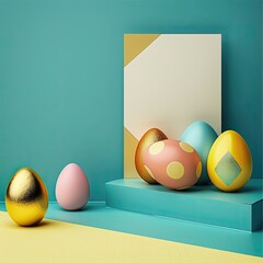 Tech-Savvy Easter Greeting: A Modern Masterpiece
 - obrazy, fototapety, plakaty