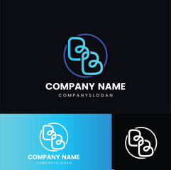 BB initial logo design 