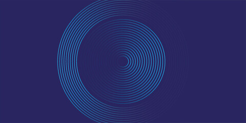 Blue abstract background with blue glowing geometric lines. Modern shiny blue diagonal rounded lines pattern.vektor