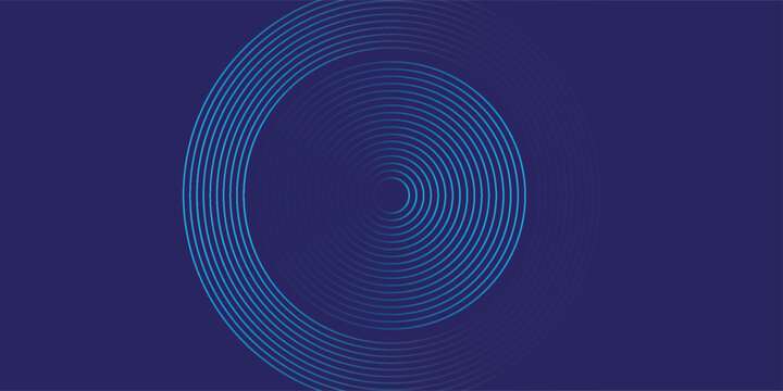 Blue abstract background with blue glowing geometric lines. Modern shiny blue diagonal rounded lines pattern.vektor