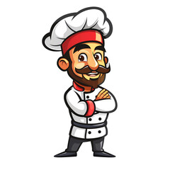 Illustration of chef cartoon