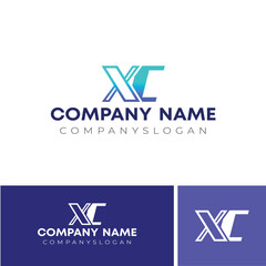 XC initial logo design 