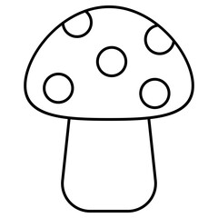 mushroom icon cartoon