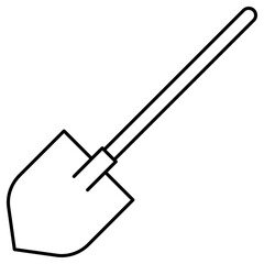 shovel icon illustration