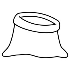 sack bag icon illustration