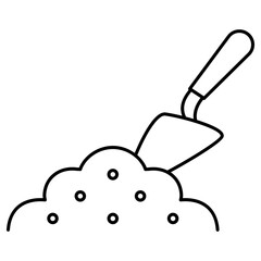 spade construction tool icon