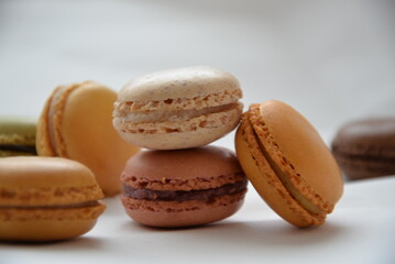 macaroons on a table