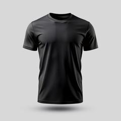 A Blank Black Tishirt Mockup
