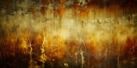 A Detailed Grunge Wall Texture Background With Scratches