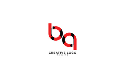 BQ Abstract initial monogram letter alphabet logo design