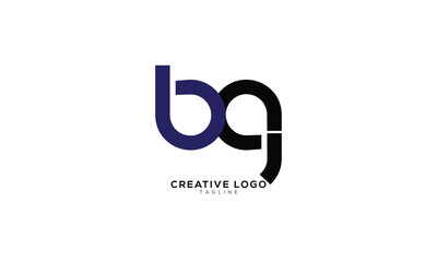 BG Abstract initial monogram letter alphabet logo design