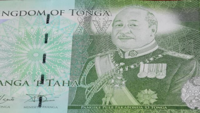 1 Tonga Pa anga TOP national currency legal tender banknote bill bank 2