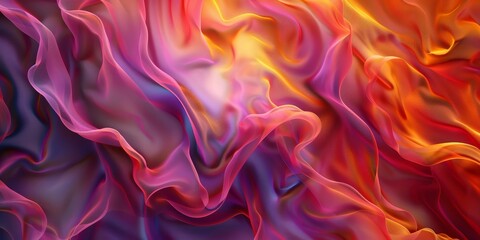 Obraz premium Vibrant Abstract Painting With Colorful Design