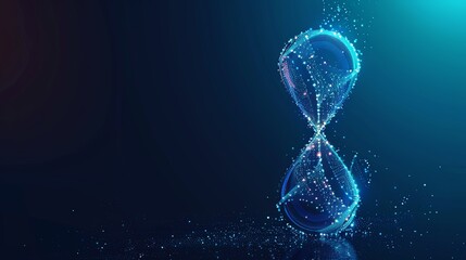 Abstract hourglass