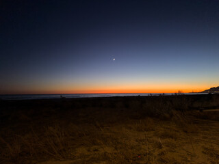 Sunset over the Mediterranean Sea