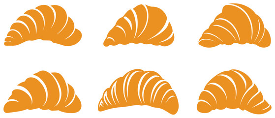 Croissant icon. Bakery and pastry theme. Isolated design. Vector illustration