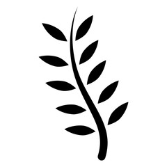 illustration of leaf branch