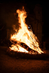 Castro Caldelas Fachos Festival in Galicia, Spain. This celebration became one of the most...