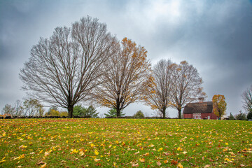 Old barn, Ambler Farm, Town of Wilton, CT, USA