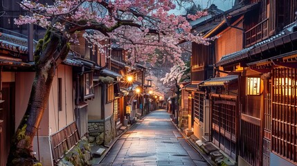 Kyoto, Japan in Spring in the Higashiyama District