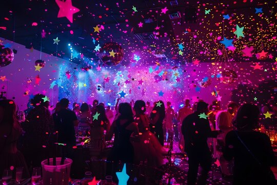 ConfettiThemed Costume Party A Night of Fun and Revelry