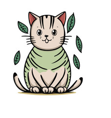 Obraz premium Cat illustration
