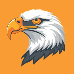 Eagle sports mascot vector illustration