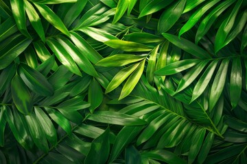 Close-up of Agave univittata plants dark green leaves. Abstract natural green leaf wallpaper pattern texture background.. Beautiful simple AI generated image in 4K, unique.