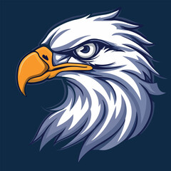 Eagle sports mascot vector illustration