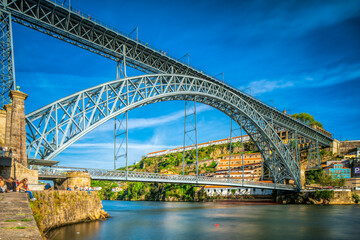 Fototapeta premium Dom Luis I Bridge, Porto, Portugal