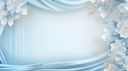 Luxurious Anniversary Background  Blue Shades