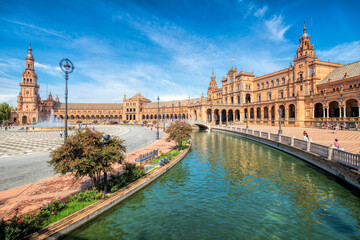 Obraz premium Plaza de España, Seville, Spain.