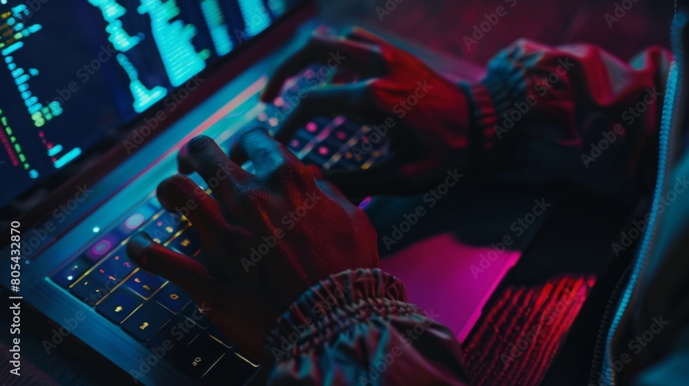 Poster the anonymous cyber hacker
