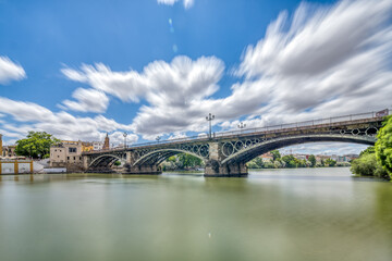 Triana Bridge, Seville, Spain