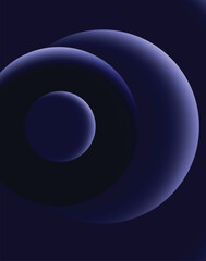 Minimalist deep gradient background. Wallpaper Apple iPhone 15 Pro Max mock-up design for poster, presentation, website. Minimalist abstract deep blue background.