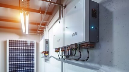 Installation Control of Solar Panel Inverters on the Wall for Optimal Solar Technology Utilization