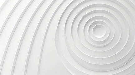 Abstract white background with a white circle in the middle. The background is very simple and clean