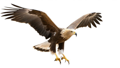 Obraz premium Adler isoliert auf weißen Hintergrund, Freisteller