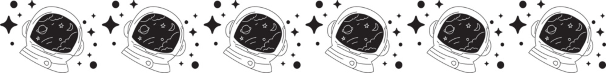 Pilot line border illustration on transparent background.
