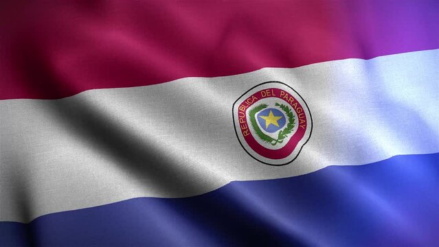 Bandera de Paraguay Diagonal
