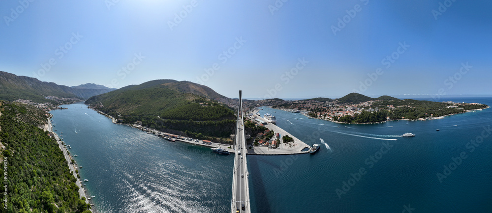 Sticker franjo tudjman bridge - croatia