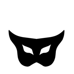 Black Mask Vector Icon