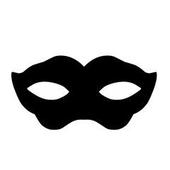 Black Mask Vector Icon
